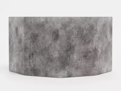 -Concrete Flower Pot V5- 3D model