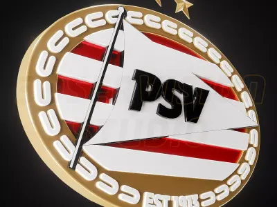 PSV Eindhoven logo - Cinematic - 3D print 3D model