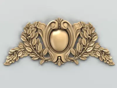Cartouche 004 3D model