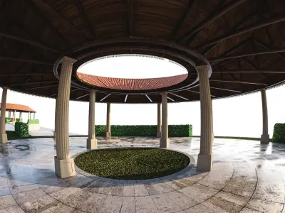 Outdoor Hall 3D model