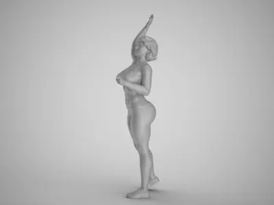 Volleyball Girl 4 3D print model
