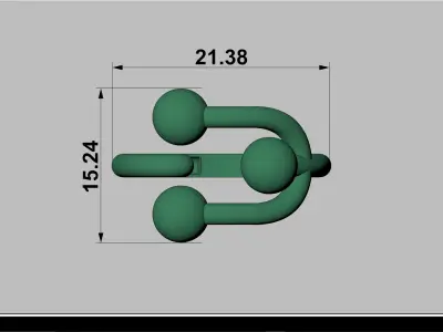 RING  3 SPHERE  3D print model