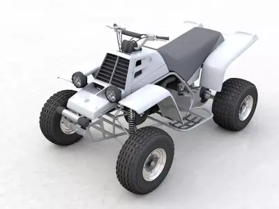 YAMAHA BANSHEE 1987 3D model