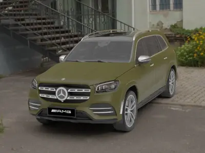 Mercedes-Benz S-GLS 580 AMG  3D model 3D model