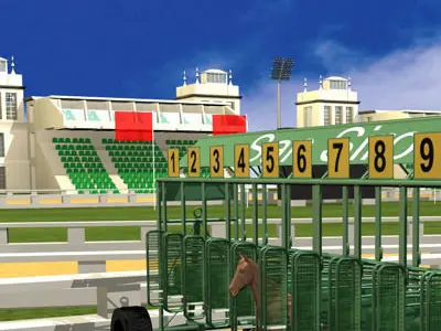 Complete Horserace 3D model