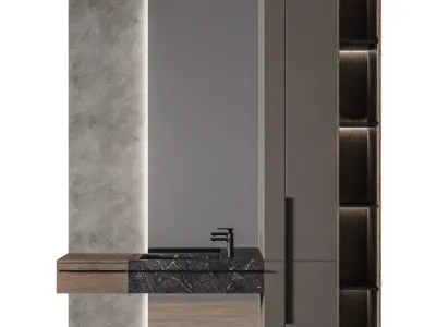Luxury Bathroom 198 3D model
