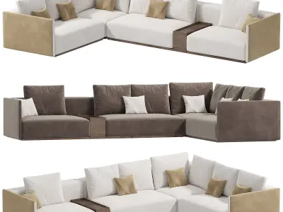  His Sofa 3D model