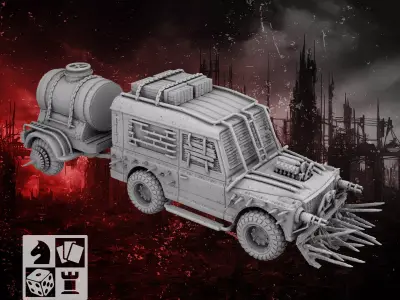 Mad car 4 3D print model