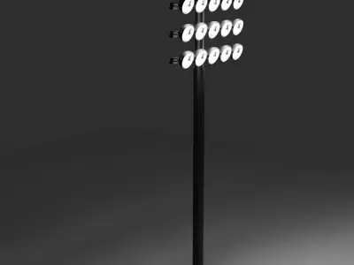 stadium lights Free 3D model