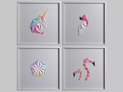 Paper ArtWork 05 3D model