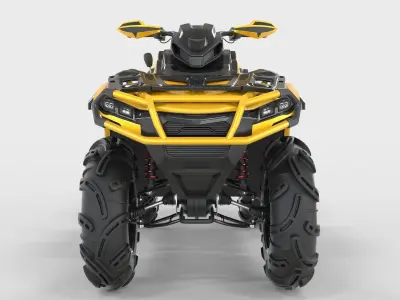 Generic 4 Wheel ATV Cam 2024 3D model