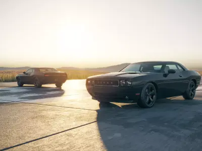 American muscle car unbranded 3D model