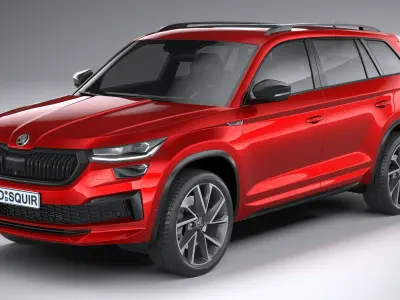 Skoda Kodiaq Sportline 2022 3D model