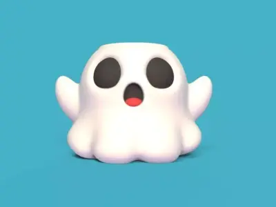 Ghost  Pot 3D print model