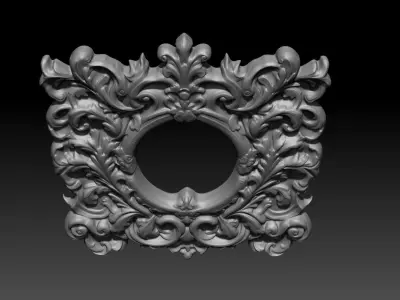 Bas relief Frame 240506 02 3D print model