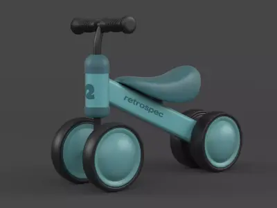 Baby Balance Bike 3D model