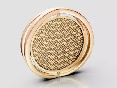 Rotating Lace Decoration 3D print model