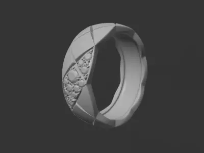 CHANEL - COCO CRUSH - DIAMOND BAND 3D print model