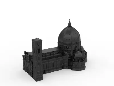 Duomo Florence Cathedral 3D print model