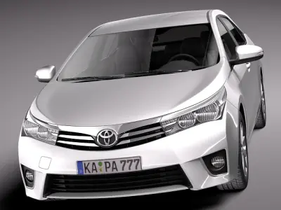 Toyota Corolla EU-Version 2014 3D model