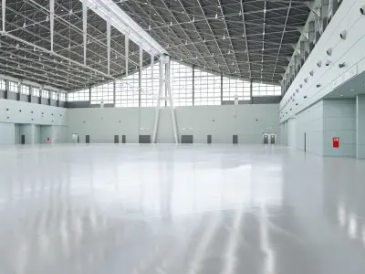 Exhibition Hall Interior 1 Low-poly 3D model
