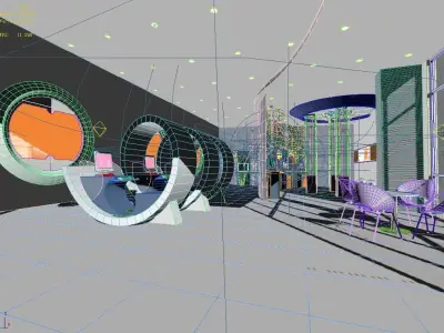 Exhibition - Area -10X17-3DMAX2009-06 3D model