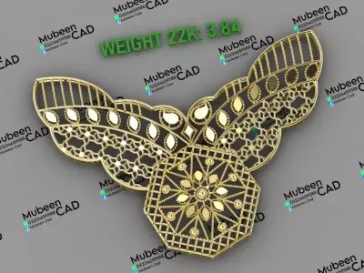 20 necklace There are 16 earring  3D print model