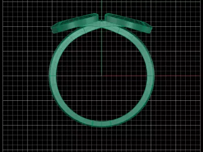 Minimal Abstract Rings 02 3D print model