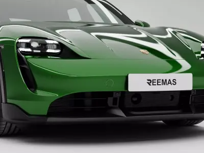 Porsche Taycan Turbo S Cross Turismo 3D model