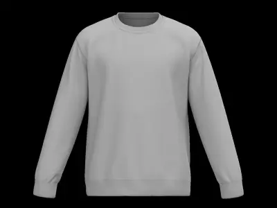 Kids male long sleeve 3D model