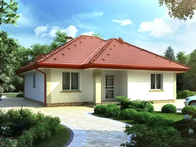 House model 3d dom6  Free 3D model