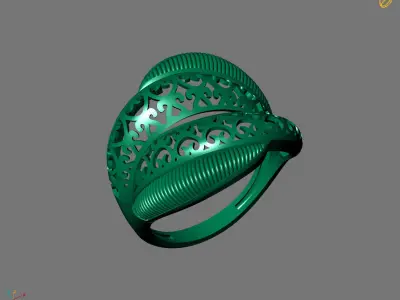 Women Plain Ring Ready STL Models Womens Ring 3d models 3D print model 18