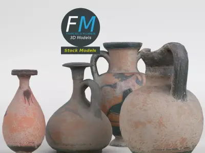 Ancient Greek Pottery 3D model