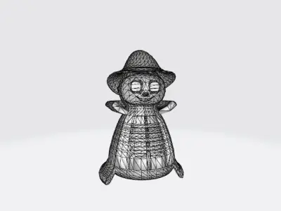 Mask Wizzard Chess Free 3D model