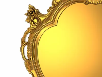 carved frame 3D model 53