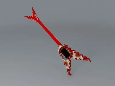 Sands V Flame guitar Free 3D model