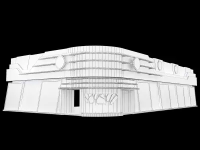 Exterior Design Tent Exhibition Stand a540a 3D model