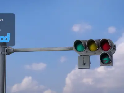 Traffic Light 3D model