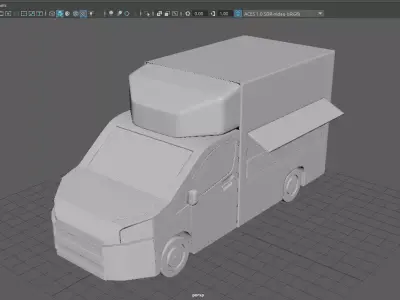 Truck Food 3D model