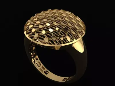  Minimalist Turkish Ring 3D print model