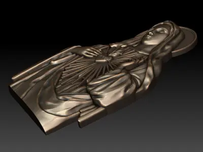 Immaculate Heart of Mary 3 3D print model