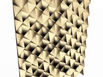 3D Wall Panel 04 Low-poly 3D model