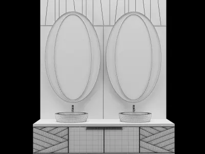 LUXURY - Wash Basin-02 3D model