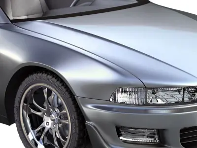 Mitsubishi Galant Sedan Car 3D model