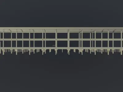 Warehouse structure 23-39 3D model