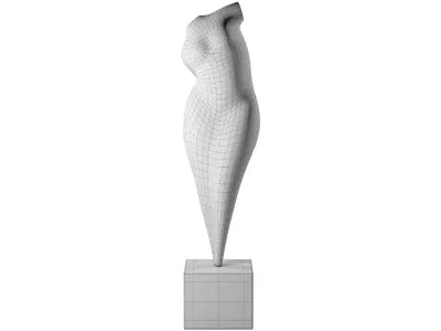 Gedraaid Model Sculpture 3D model