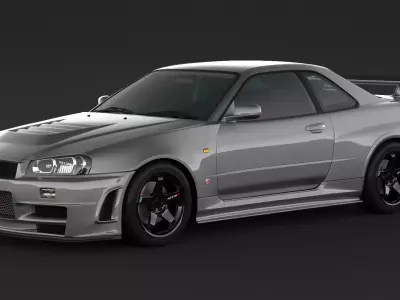 Nissan Skyline GT-R R34 Z-Tune 3D model