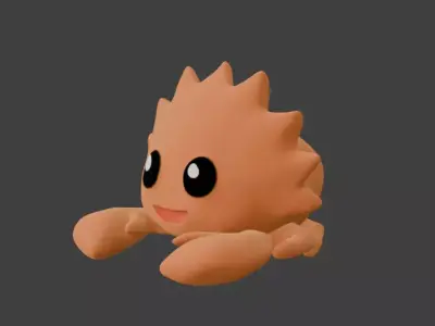 crab model 3d 3D print model