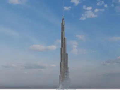 Khalifa Tower  3D model