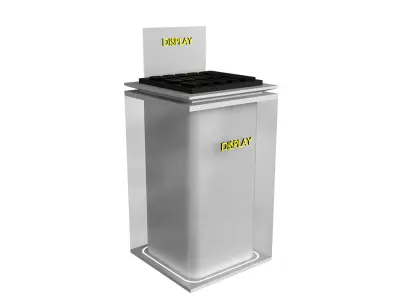 Totem Glass Display 3D model